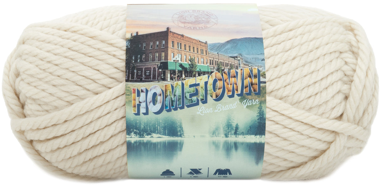 Lion Brand Hometown Yarn-Houston Cream