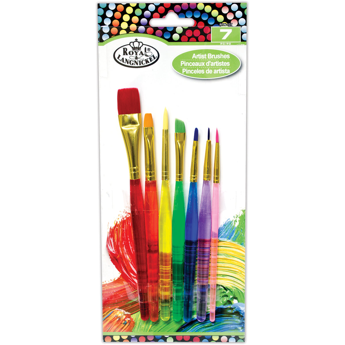 Royal & Langnickel(R) Artist Brush Set 7/Pkg-