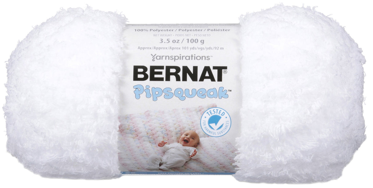 Bernat Pipsqueak Yarn-Whitey White