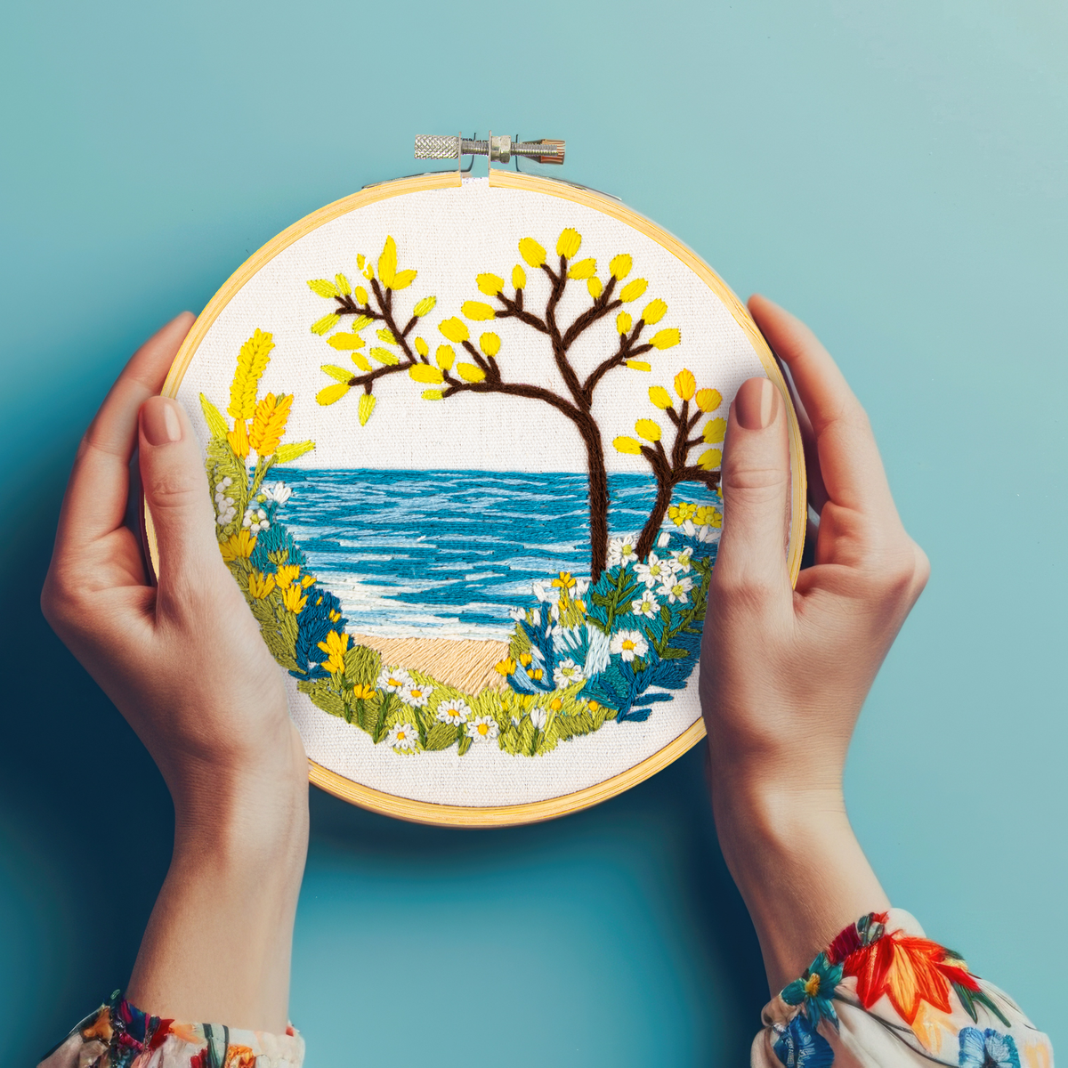 Diamond Dotz Wild Ocean Embroidery Kit - 5.0"