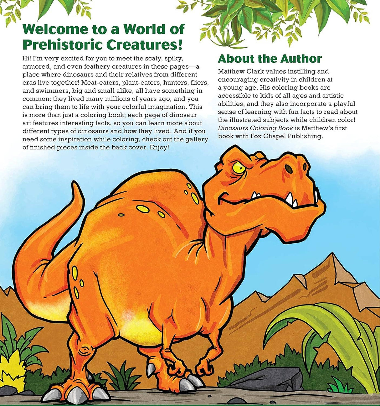 Dinosaurs Coloring Book - Perfect for Dinosaur Loving Kids!