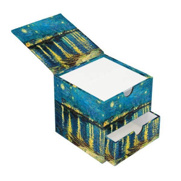 Van Gogh: Starry Night Over The Rhone Memo Block