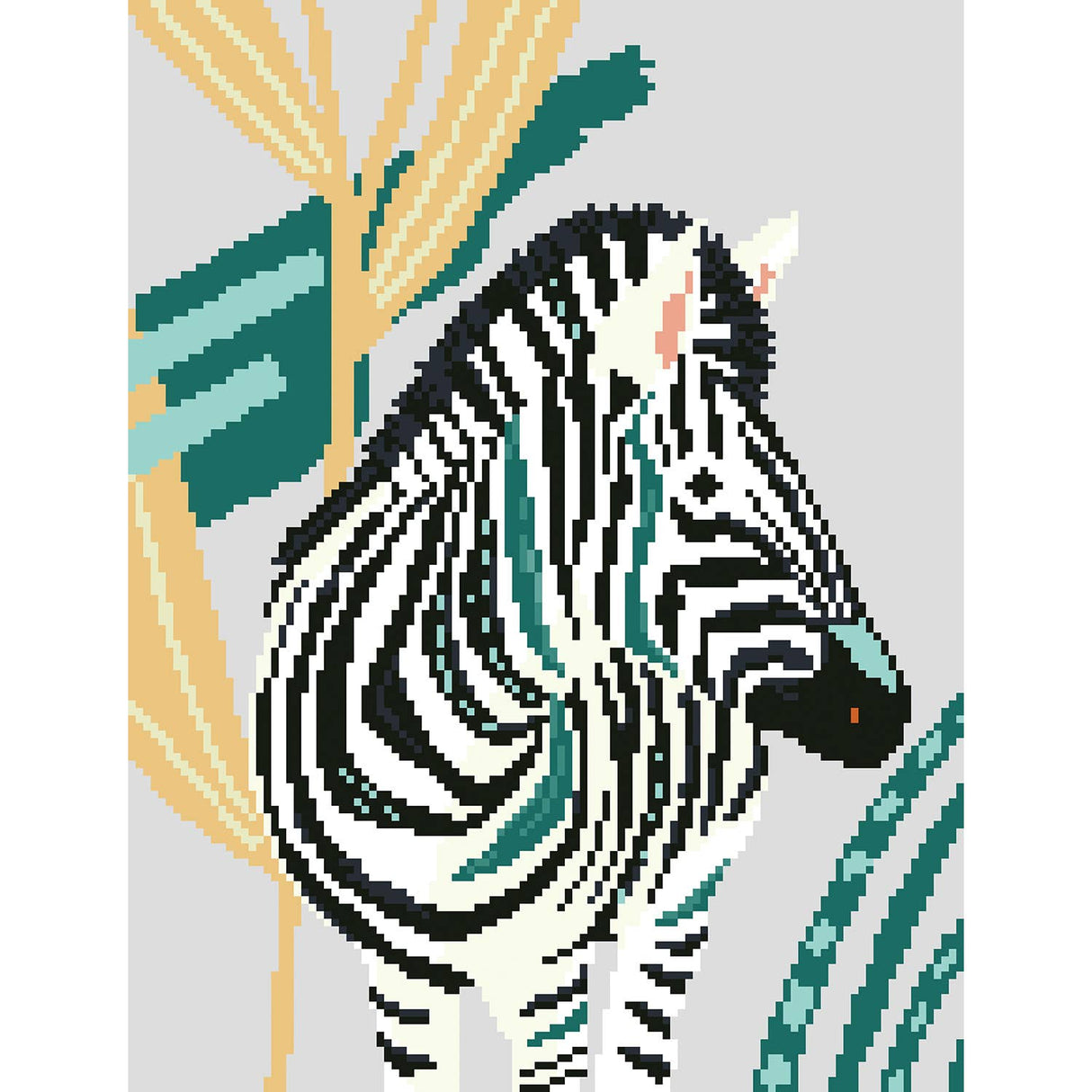 Safari Zebra Diamond Painting Kit