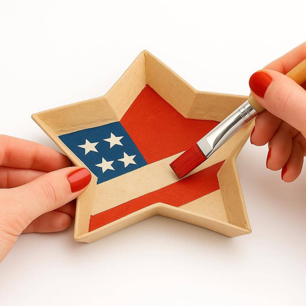 Paper Mache Star Tray - Select Size