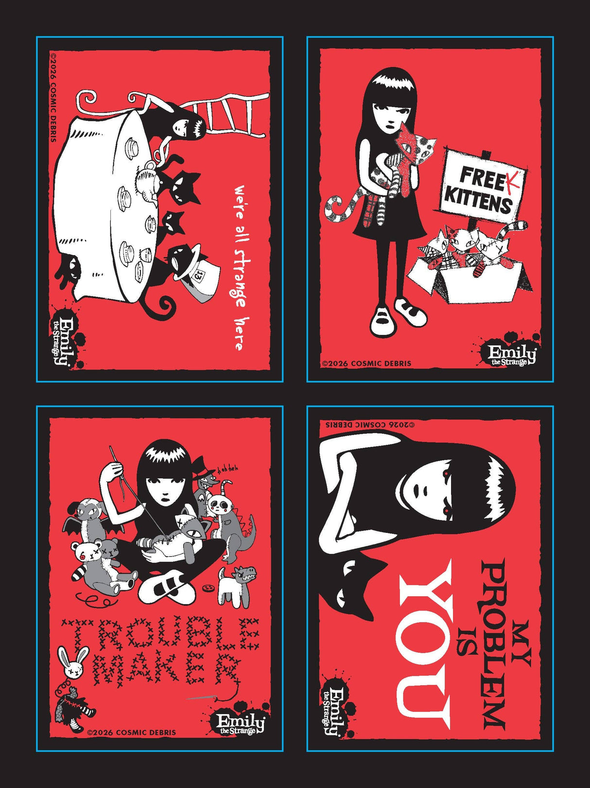 Emily the Strange Sticker Book