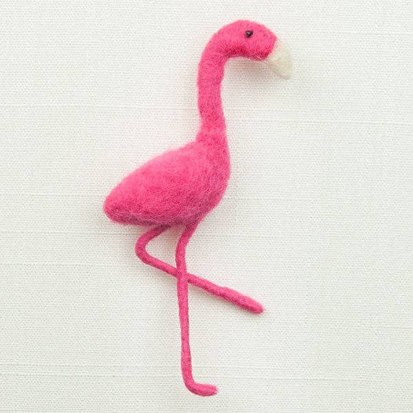 Flamingo Pin Felting Kit