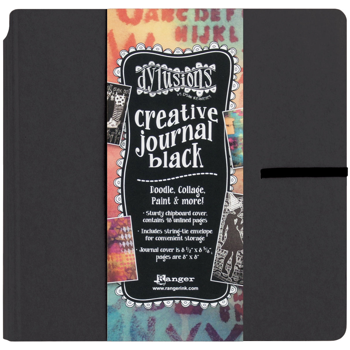 Dyan Reaveley's Dylusions Creative Journal 8.75"X9"-Black