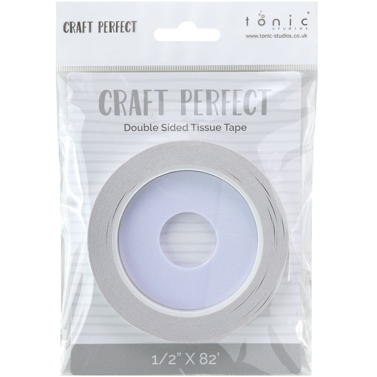 Craft Perfect Double-Sided Tissue Tape .47"X27.3yds-Clear