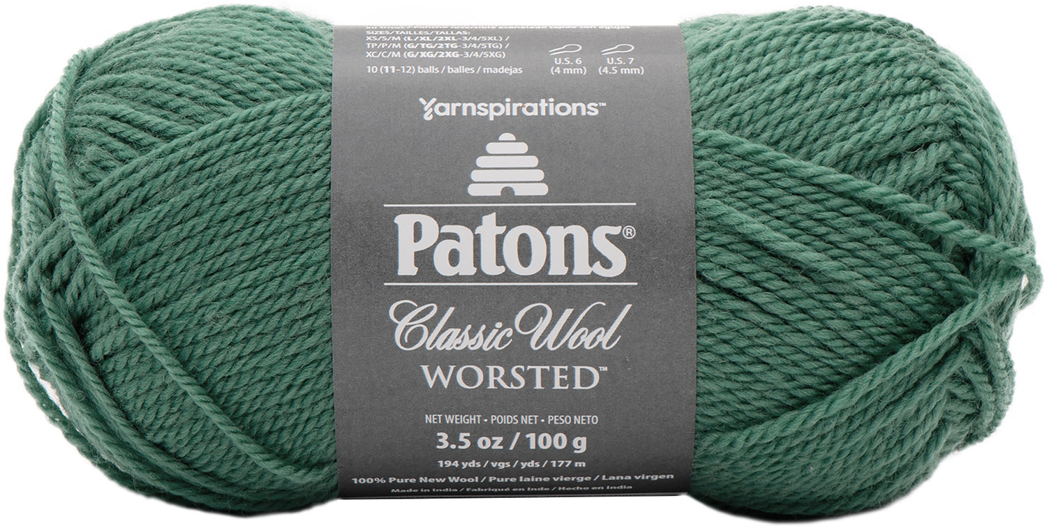 Patons Classic Wool Yarn-Rich Grass