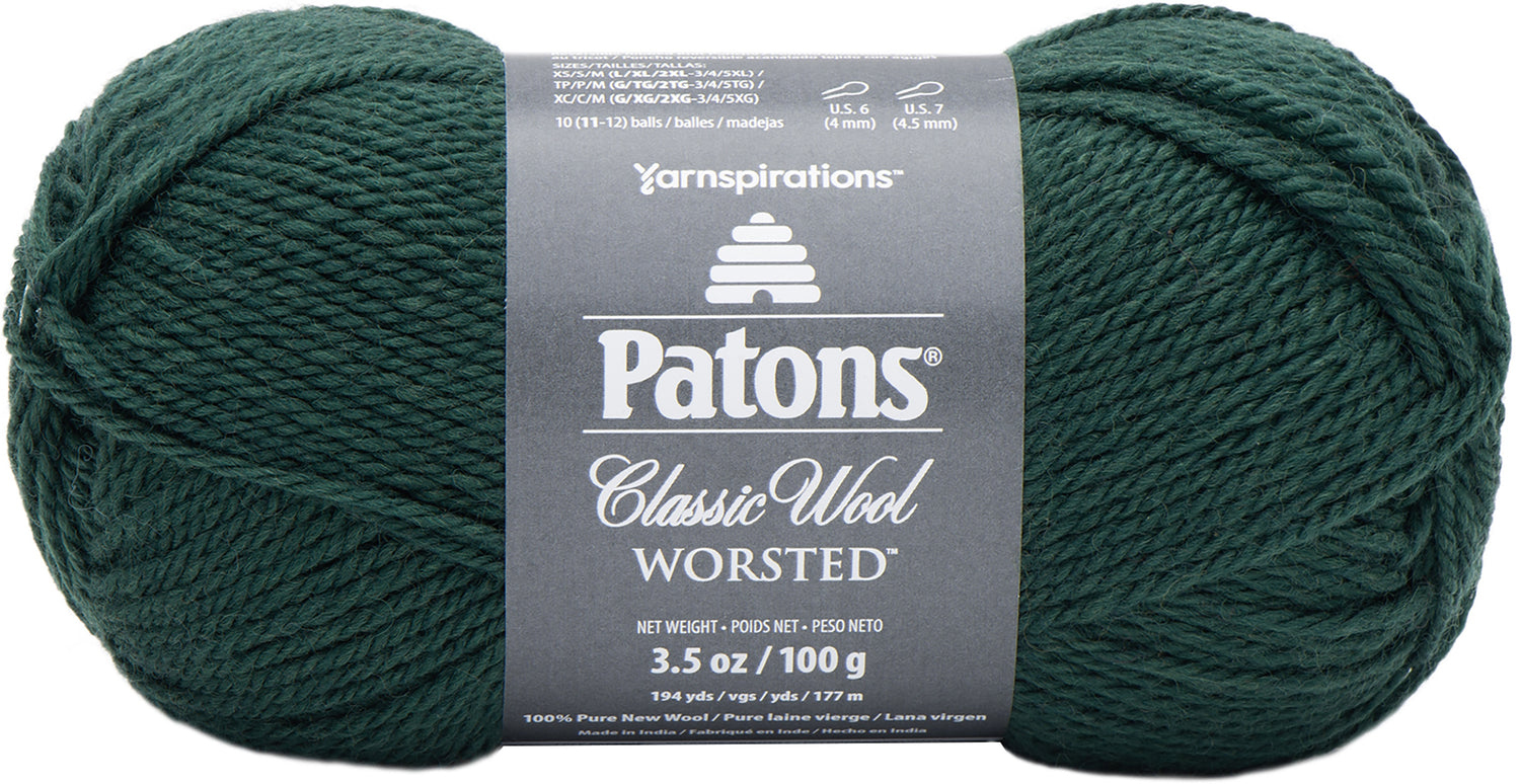 Patons Classic Wool Yarn-Pine