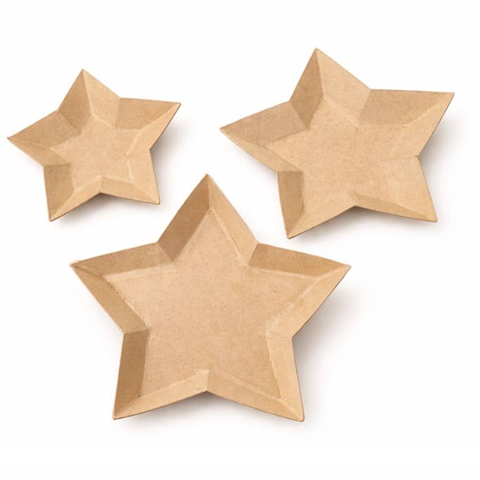 Paper Mache Star Tray - Select Size