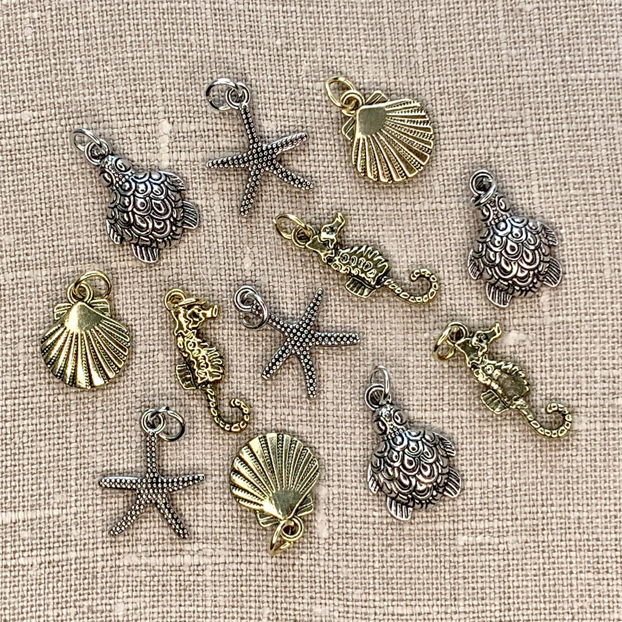 Classic Sea Life Charms 9pc