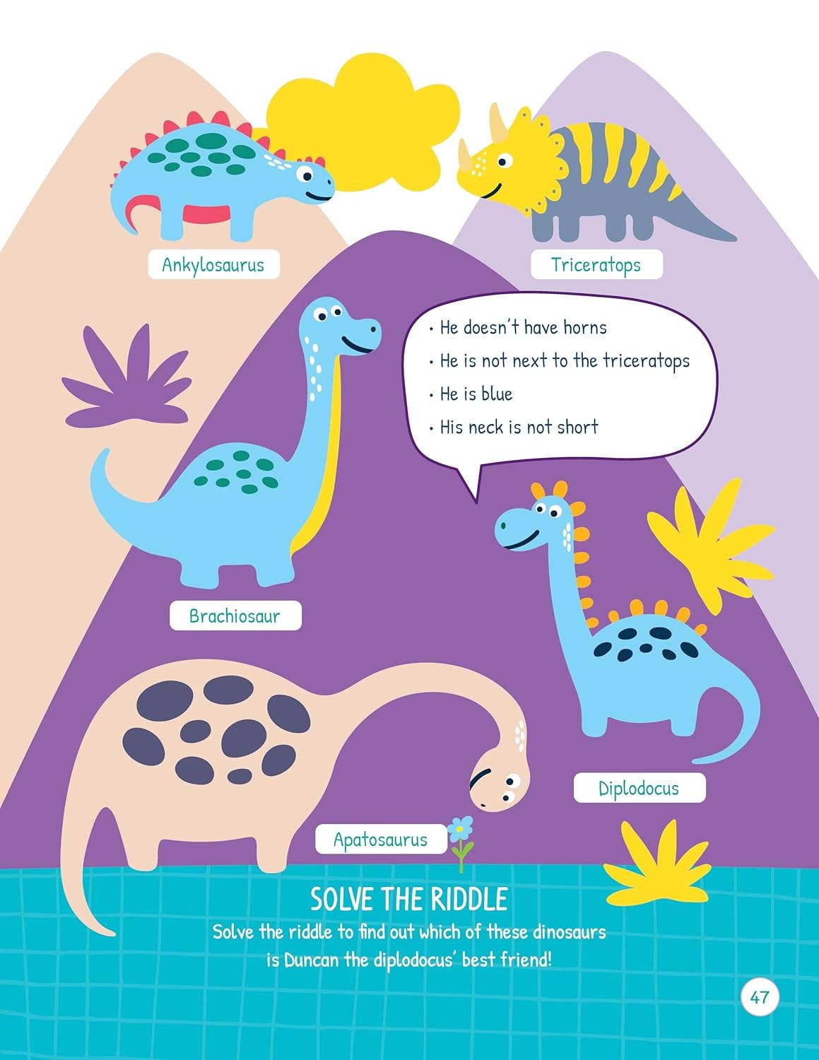 Dinosaurs Activity Book-Puzzles, Games, Coloring & More!