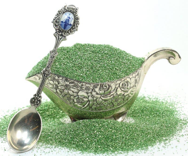 Yellow Green - Glass Glitter - Fine 90 Grit - 14 grams