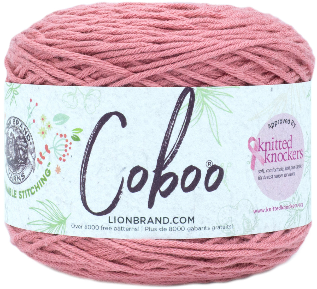 Lion Brand Coboo Yarn-Terracotta