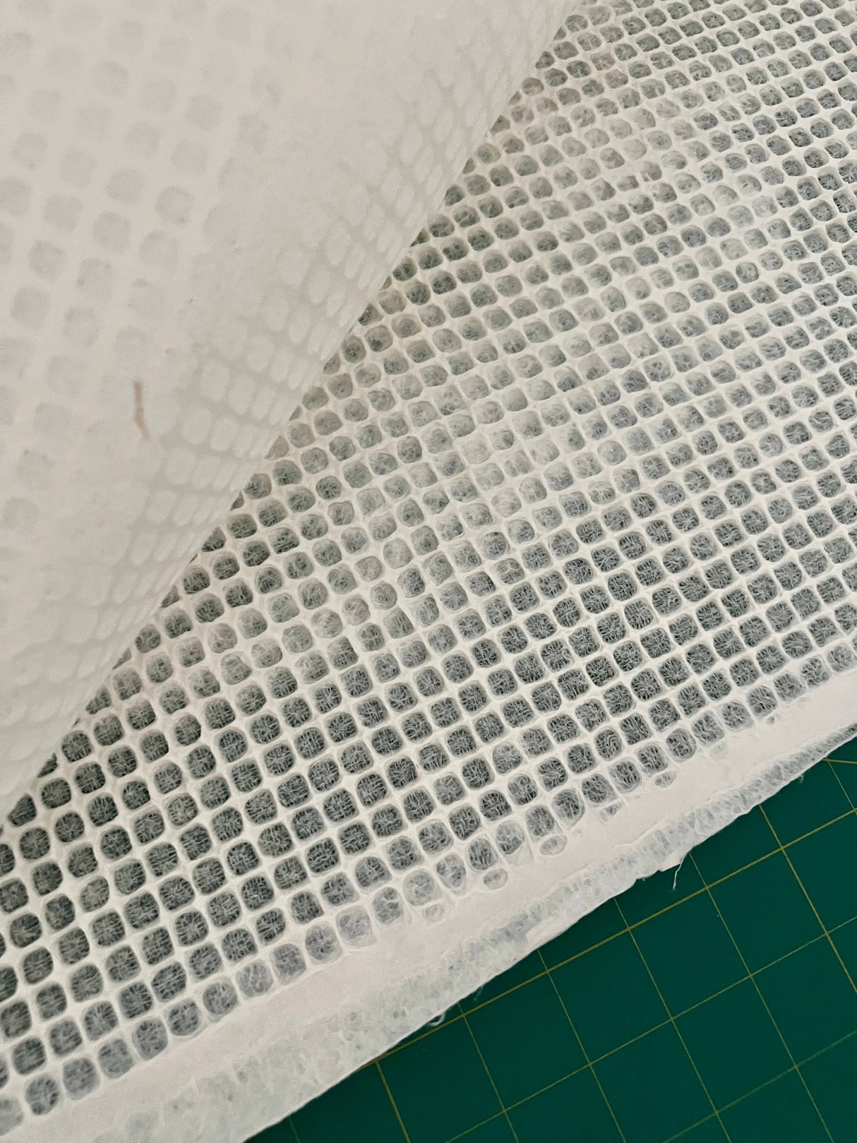 Embossed Grid Mulberry Paper