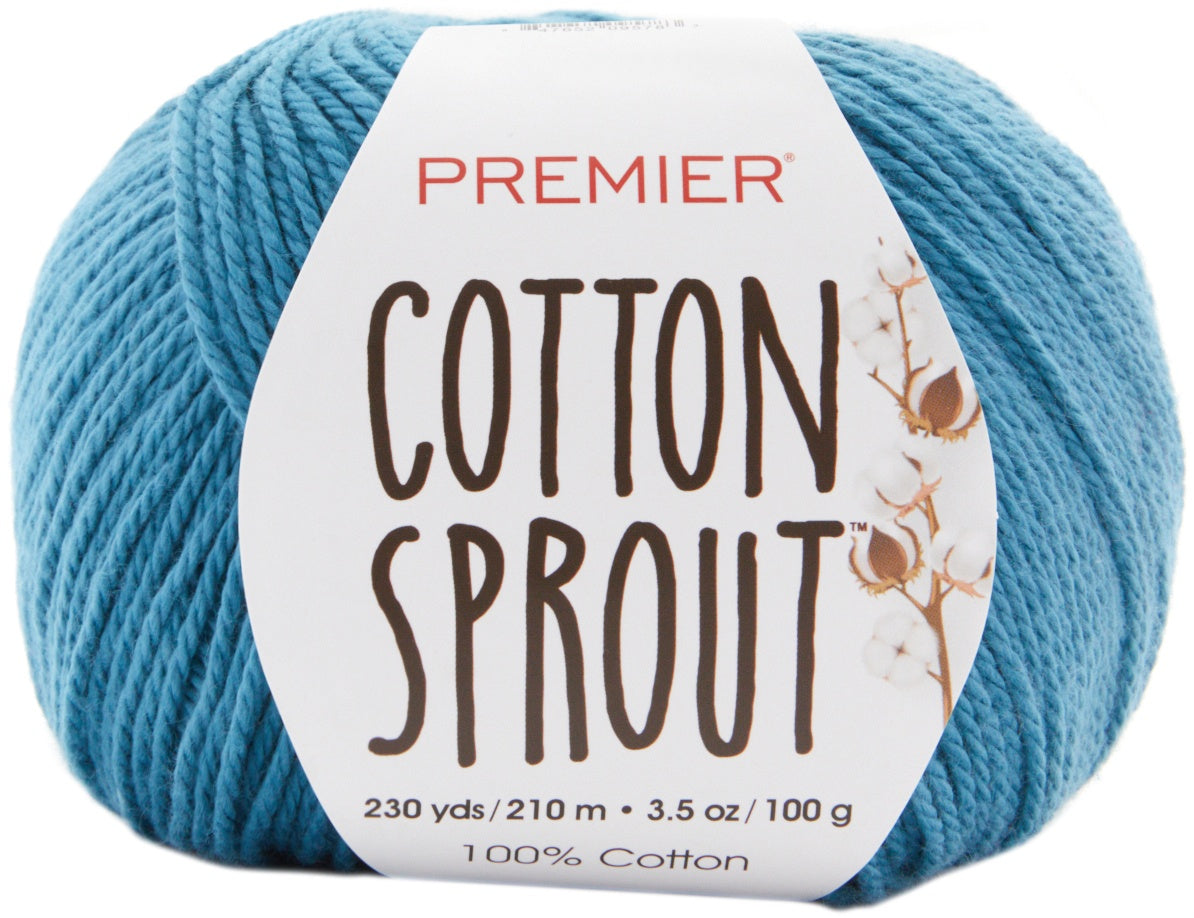 Premier Yarns Cotton Sprout DK Yarn-Cadet