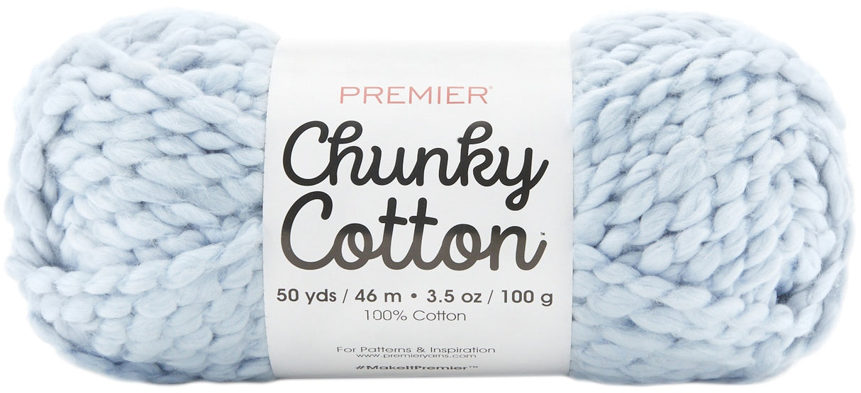 Premier Chunky Cotton Yarn-Sky Blue