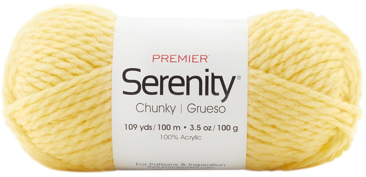 Premier Serenity Chunky Yarn-Buttercup