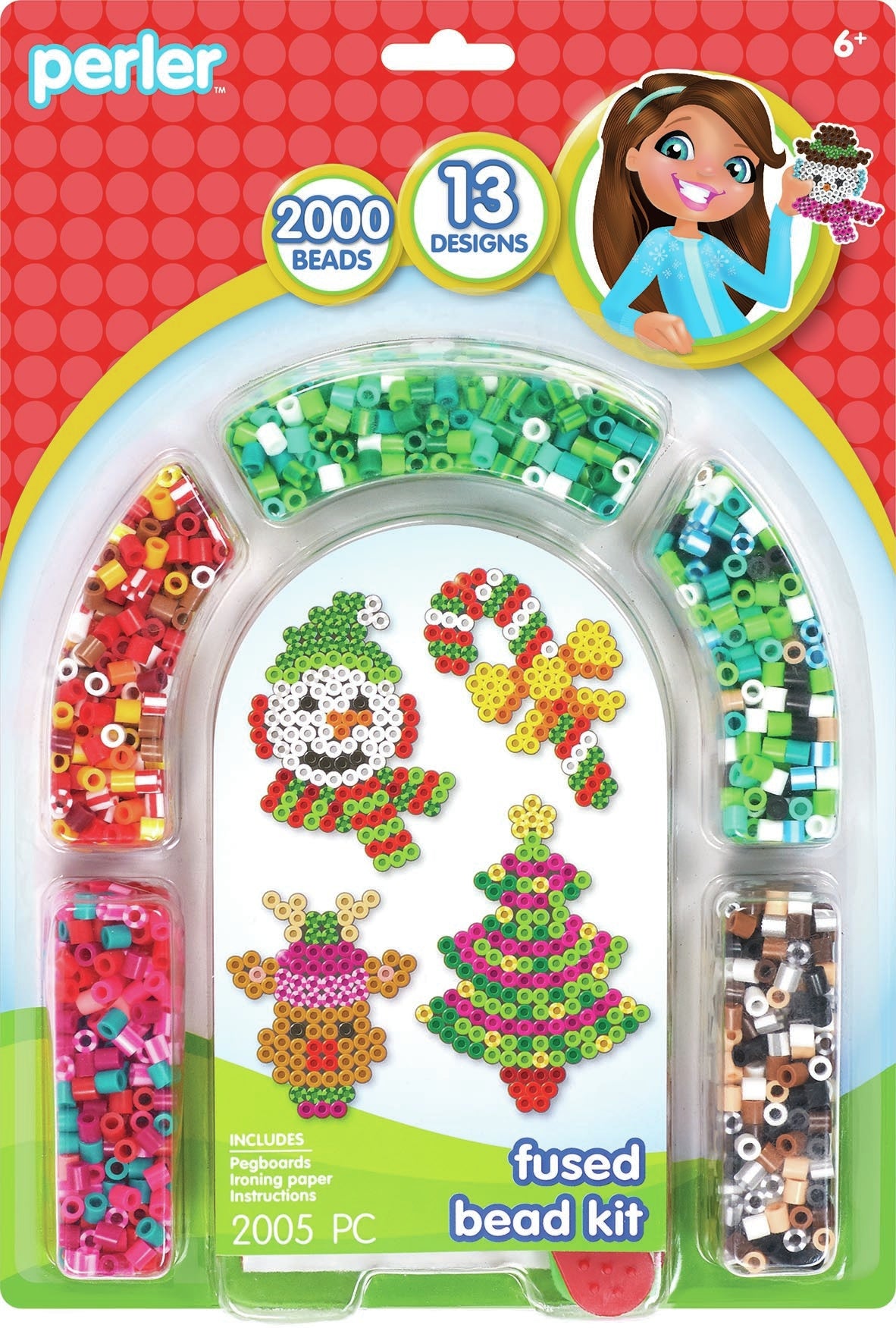 Perler Fused Bead Kit-Christmas