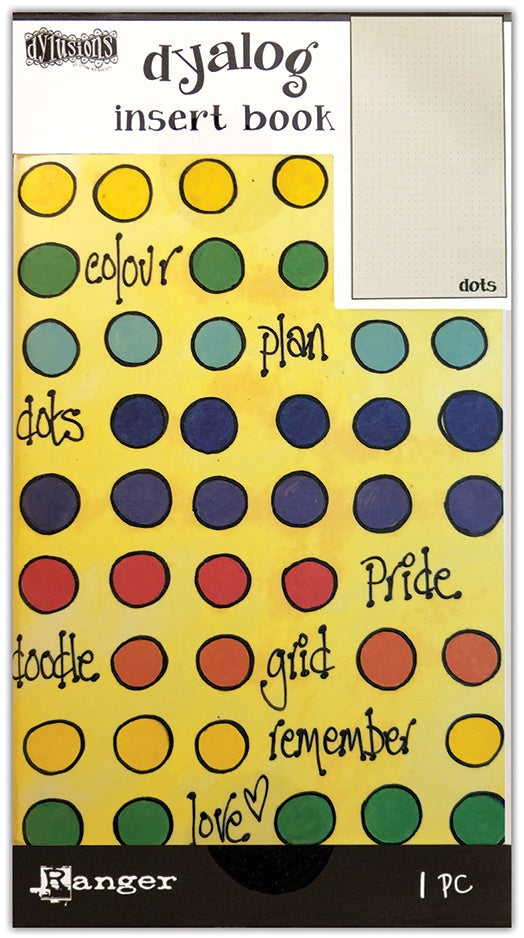 Dyan Reaveley's Dylusions Dyalog Insert Book 4.375"X8.25"-Dots #3