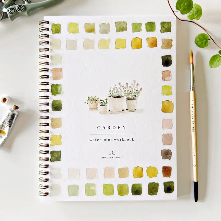 Garden Emily Lex Watercolor Workbook
