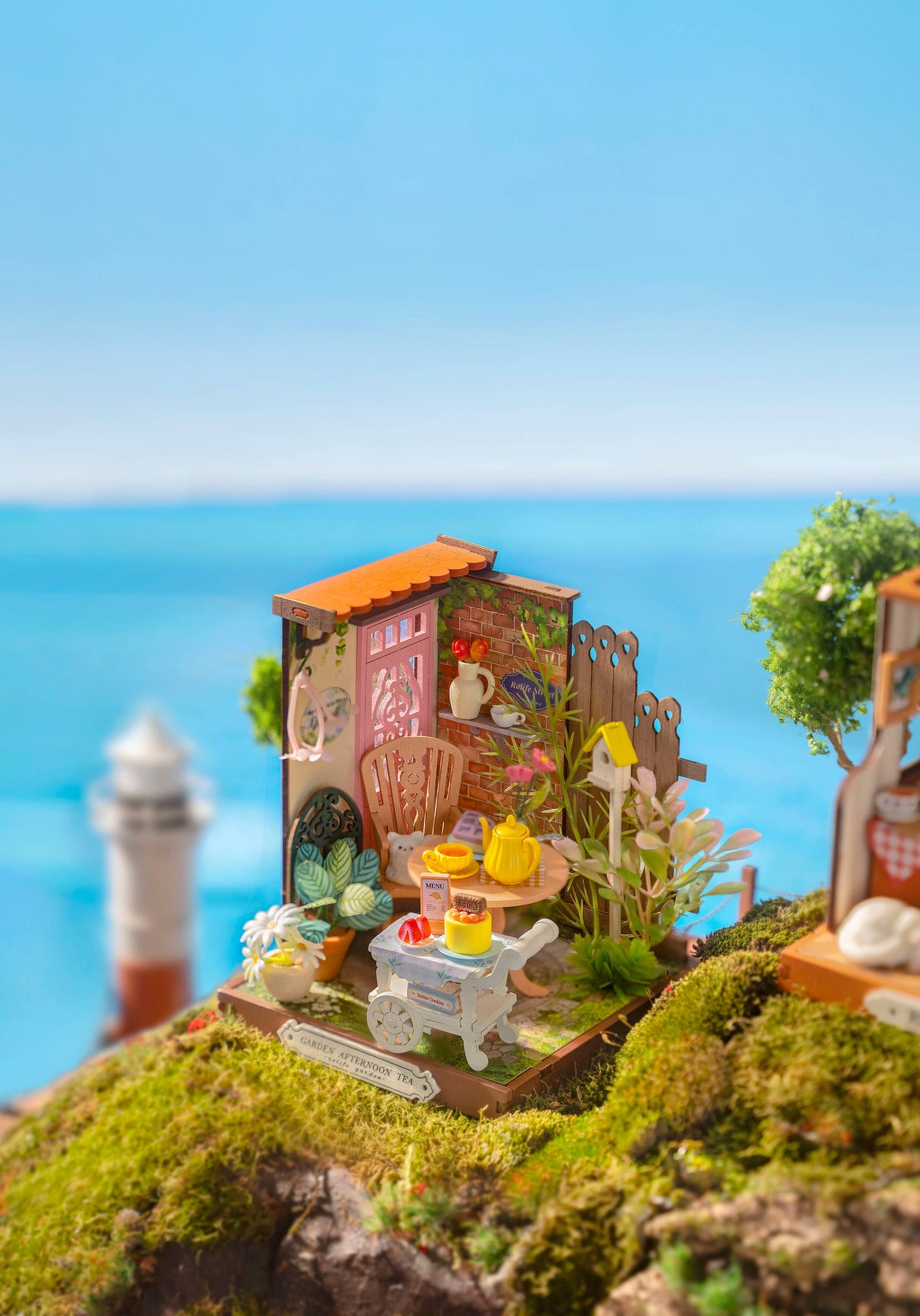 DIY Miniature House Kit: Fancy Tea Yard