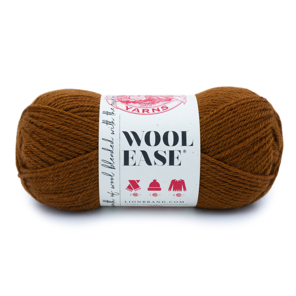 Lion Brand Wool-Ease Yarn-Umber