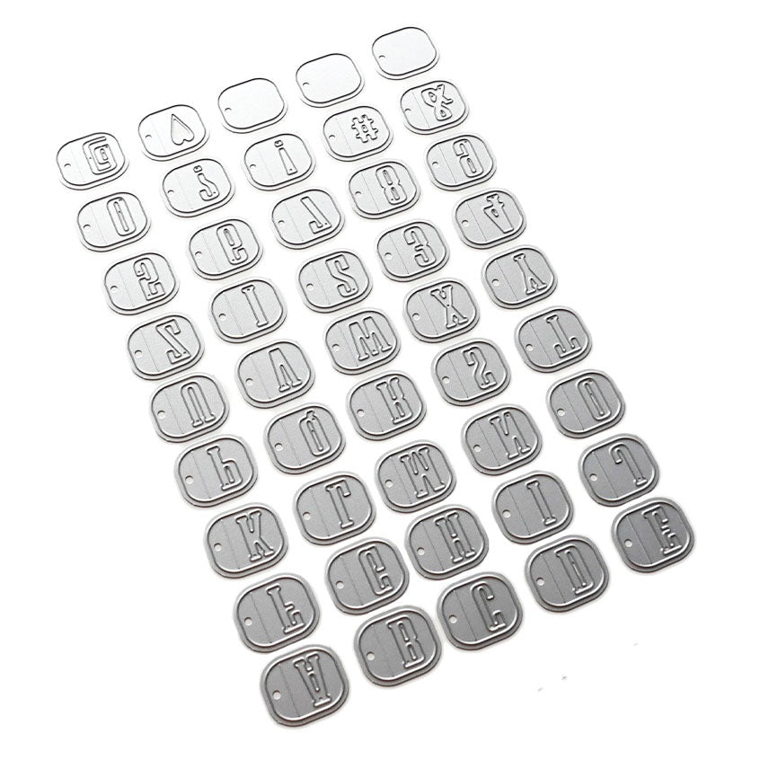Elizabeth Craft Metal Die-Alphabet Tabs