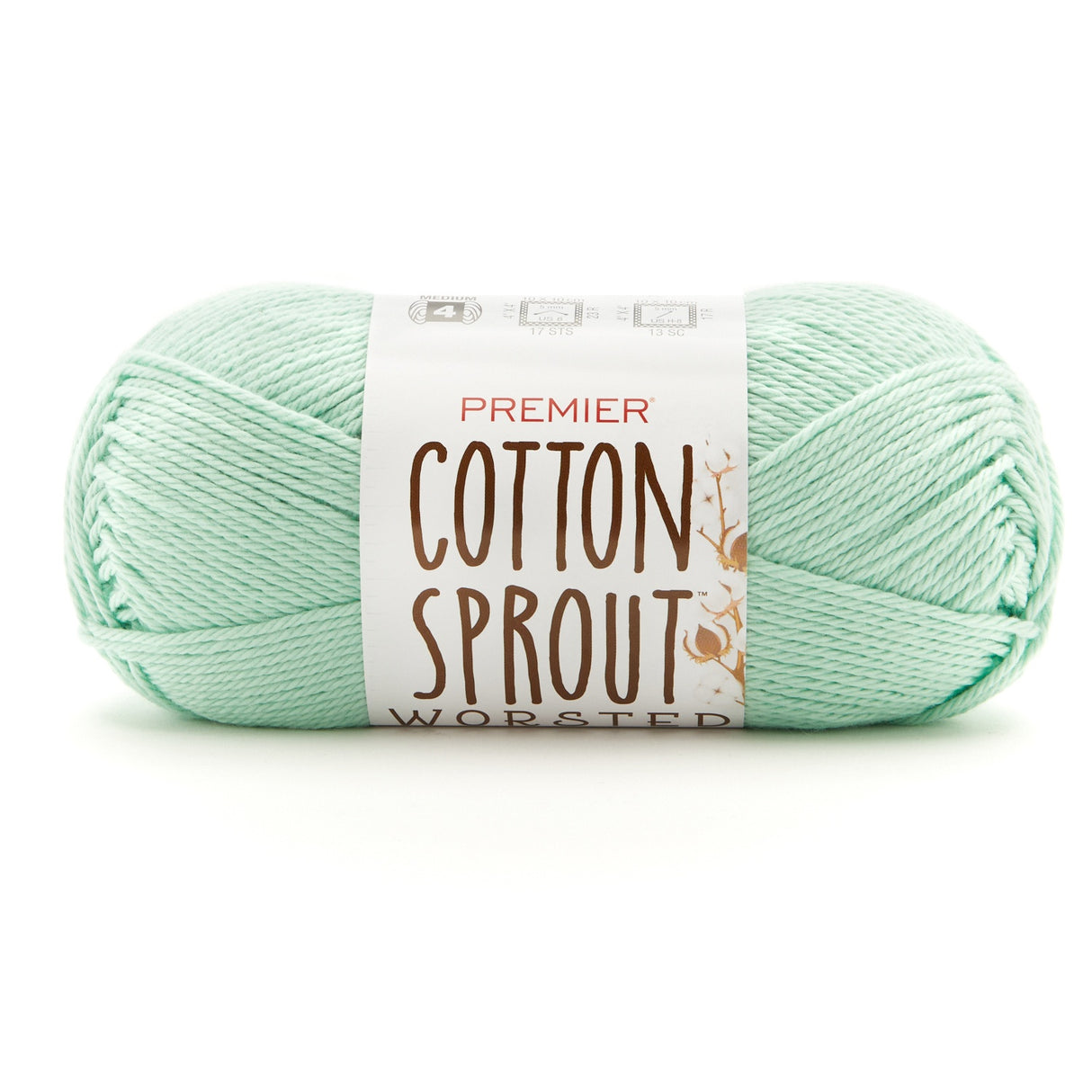 Premier Cotton Sprout Worsted Yarn-Mint