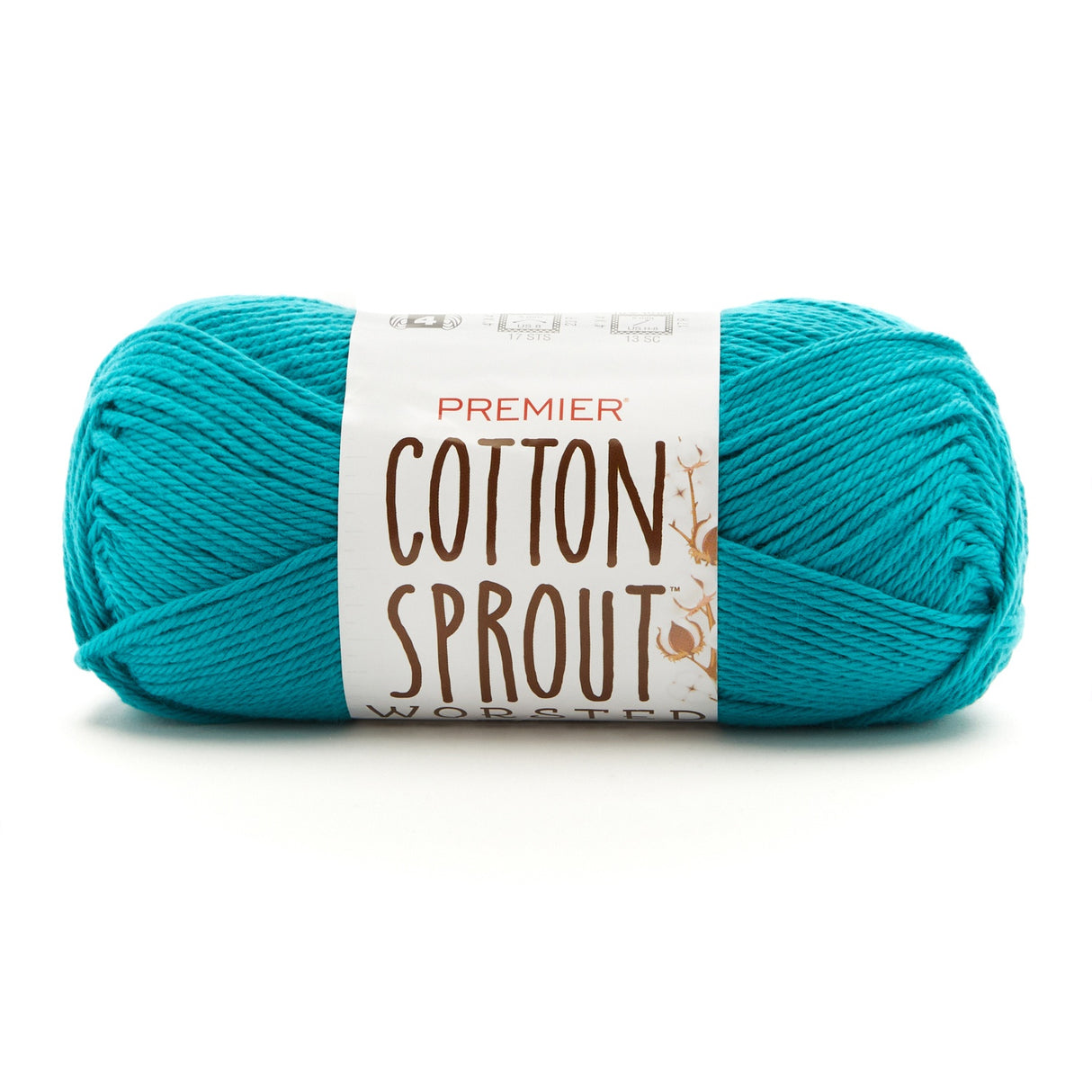 Premier Cotton Sprout Worsted Yarn-Teal