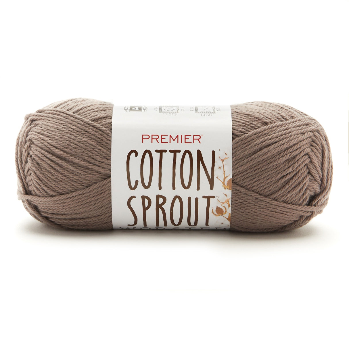 Premier Cotton Sprout Worsted Yarn-Bark