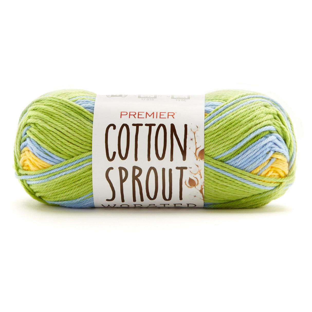 Premier Cotton Sprout Worsted Multi Yarn-Lima Bean