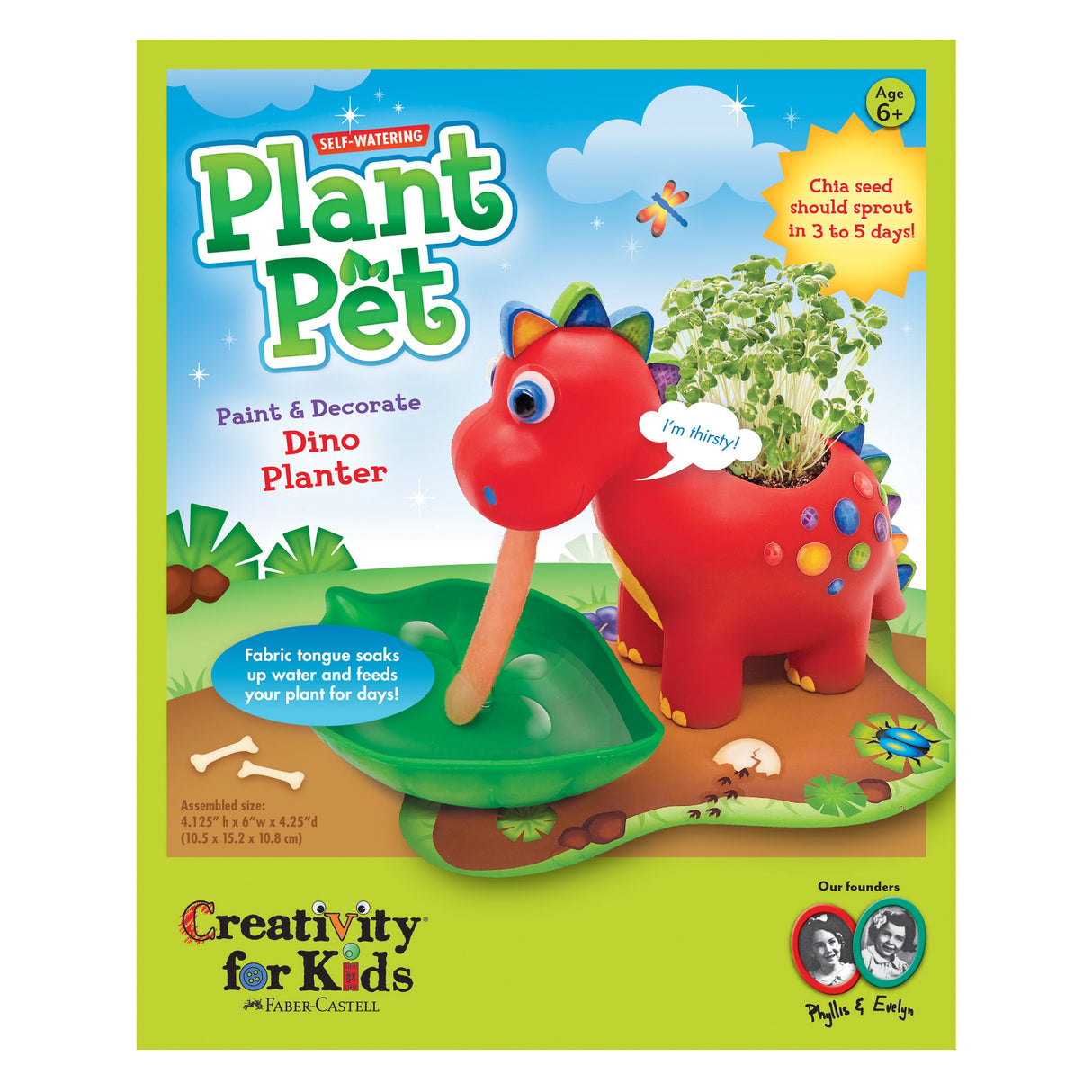 Creativity For Kids Self-Watering Plant Dinosaur Kit-