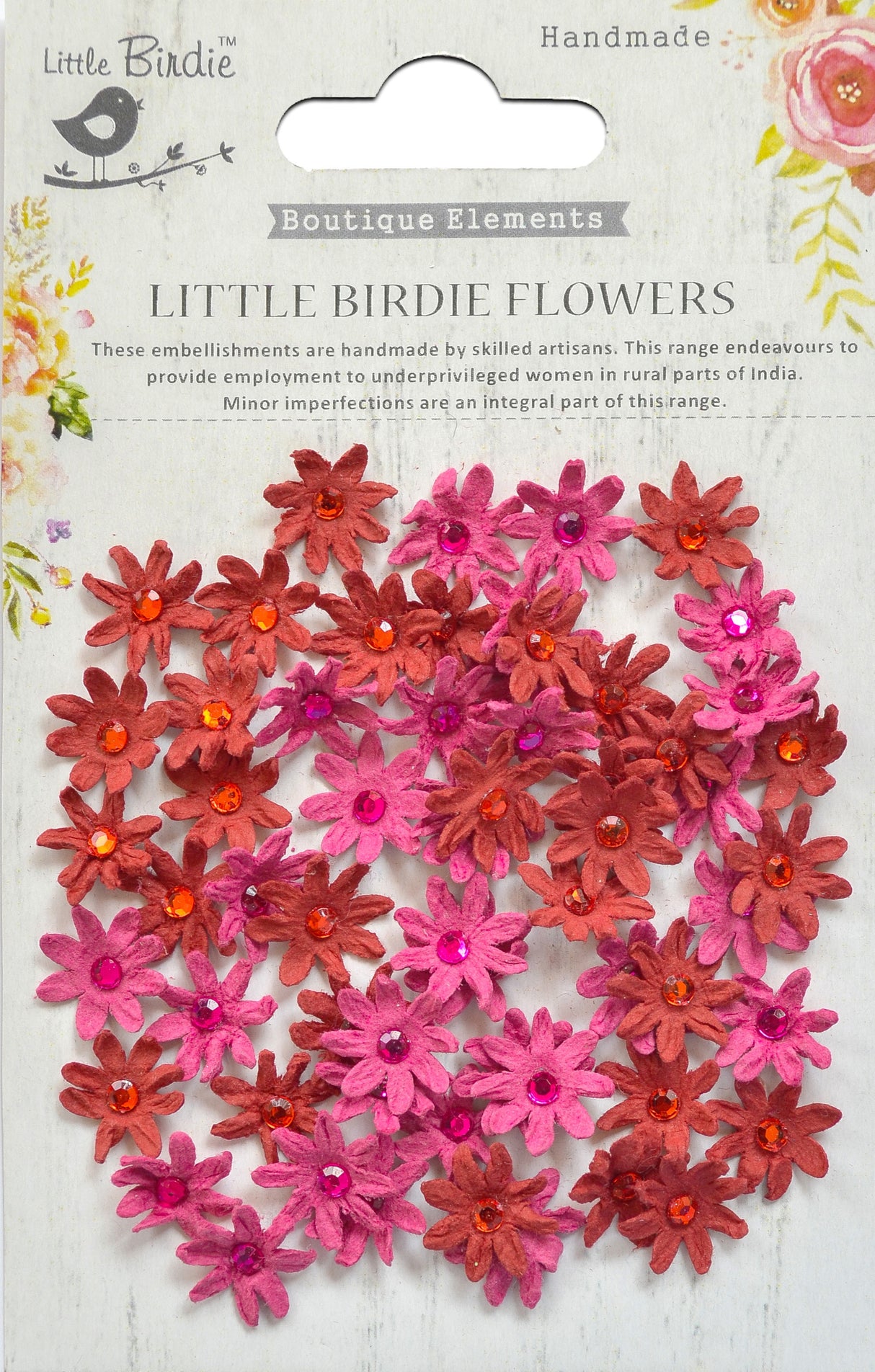 Little Birdie Micro Jeweled Florettes 60/Pkg-Candy Mix
