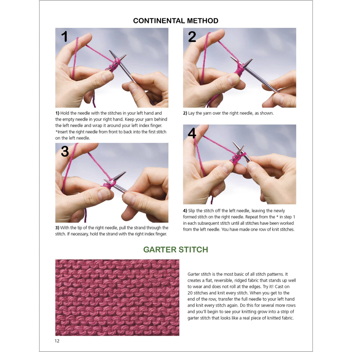 Learn to Knit 50 Easy Pattern Stitches