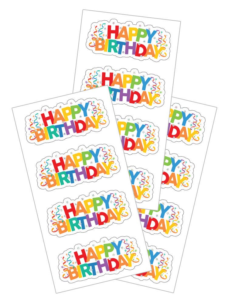 Decorative Stickers - Happy Birthday