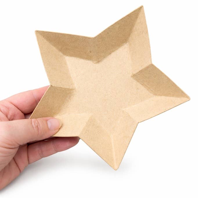 Paper Mache Star Tray - Select Size