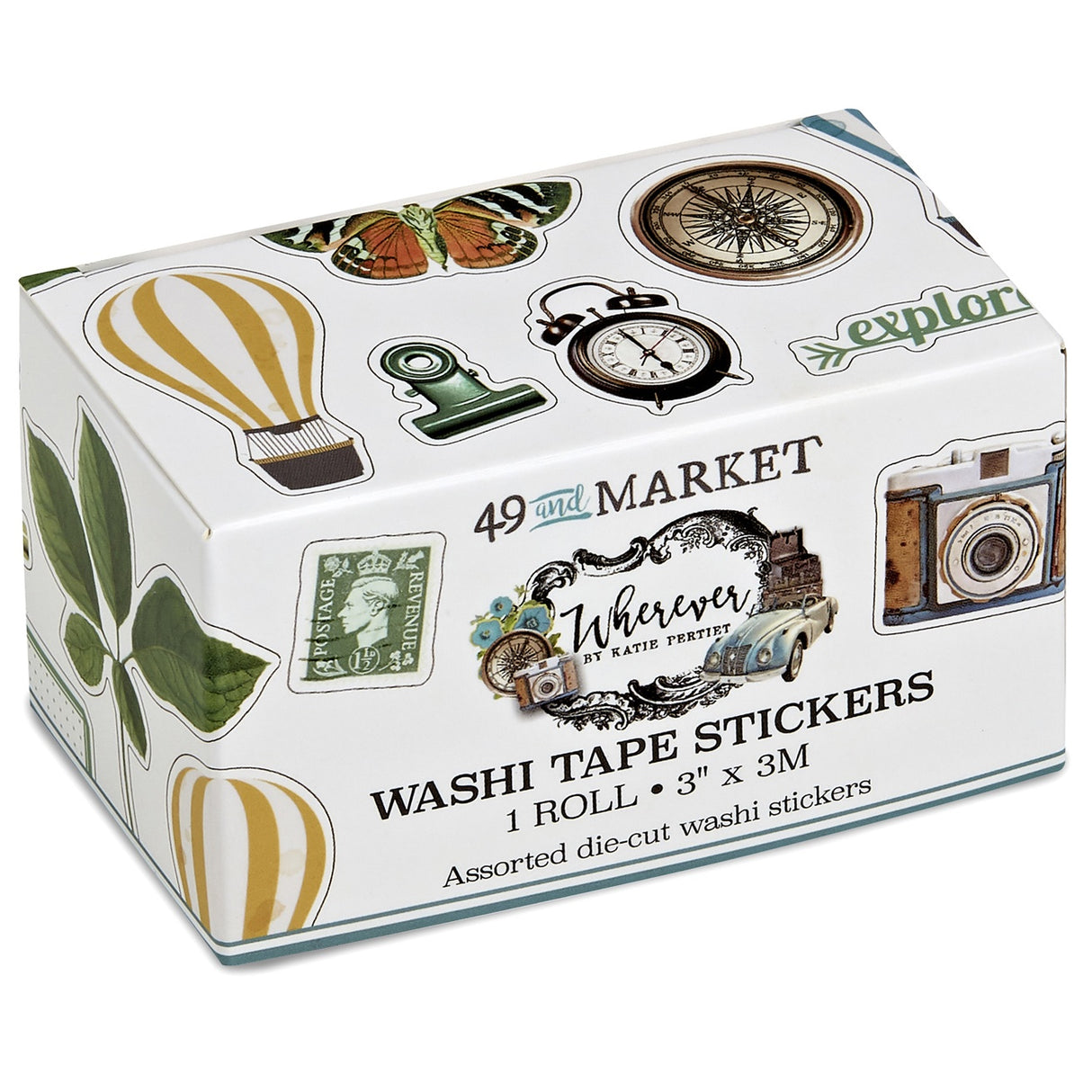 49 And Market Washi Sticker Roll-Wherever