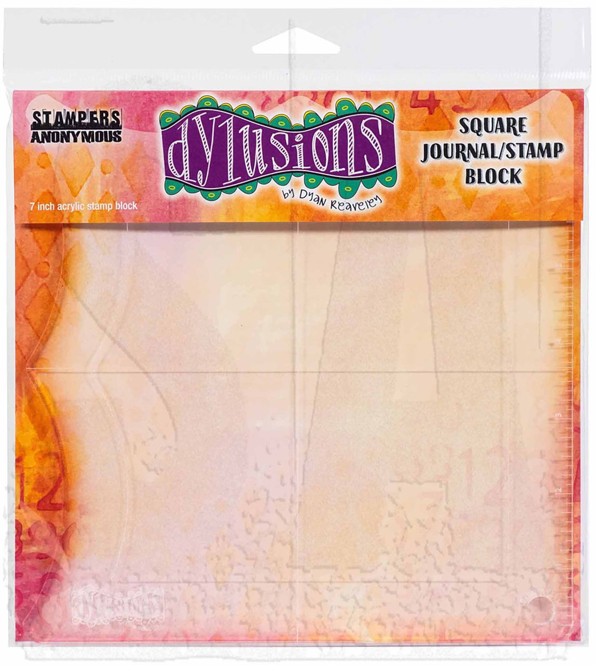 Dyan Reaveley's Dylusions Stamp Block-Square