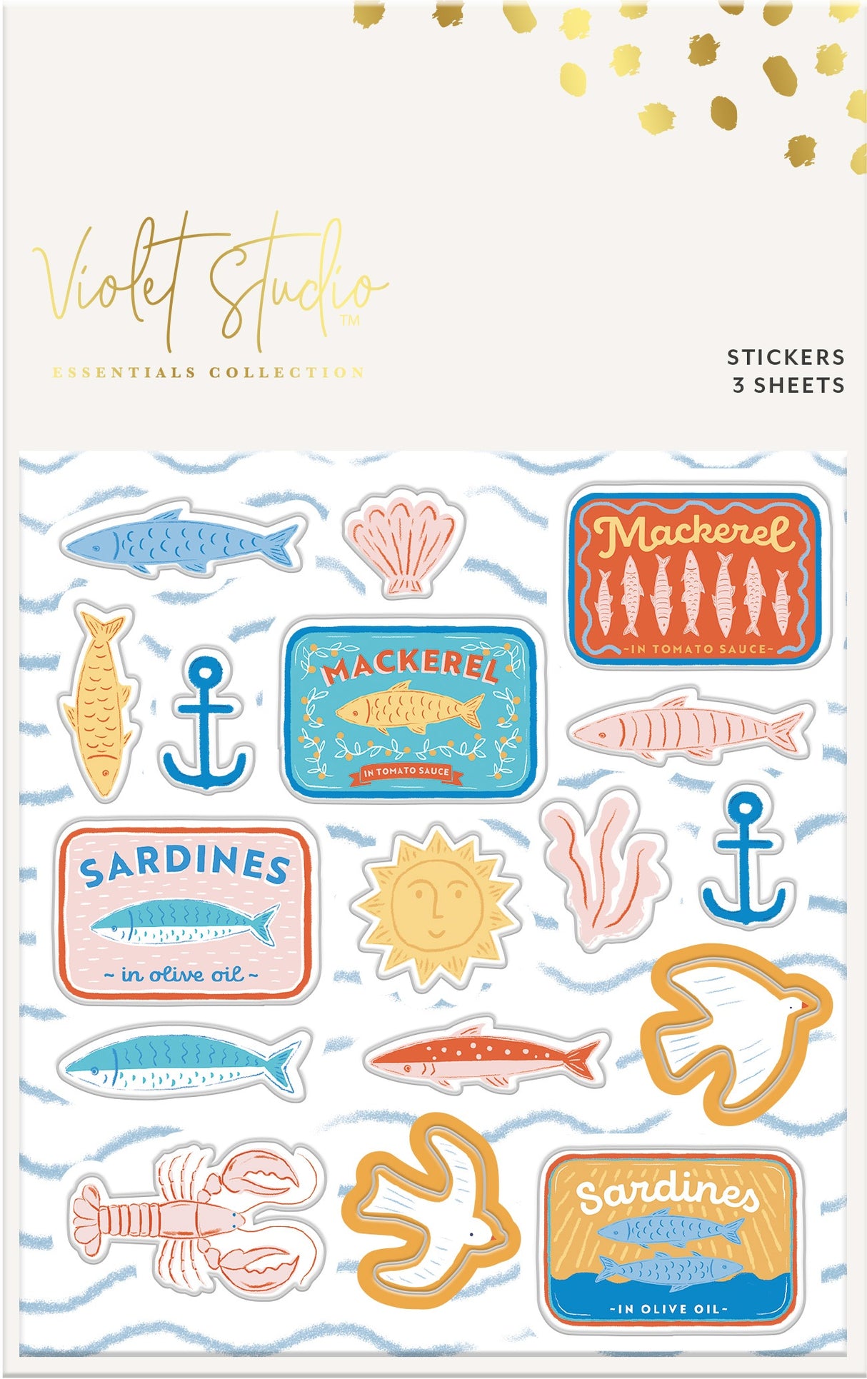 Violet Studio Sticker Sheets-New Nautical