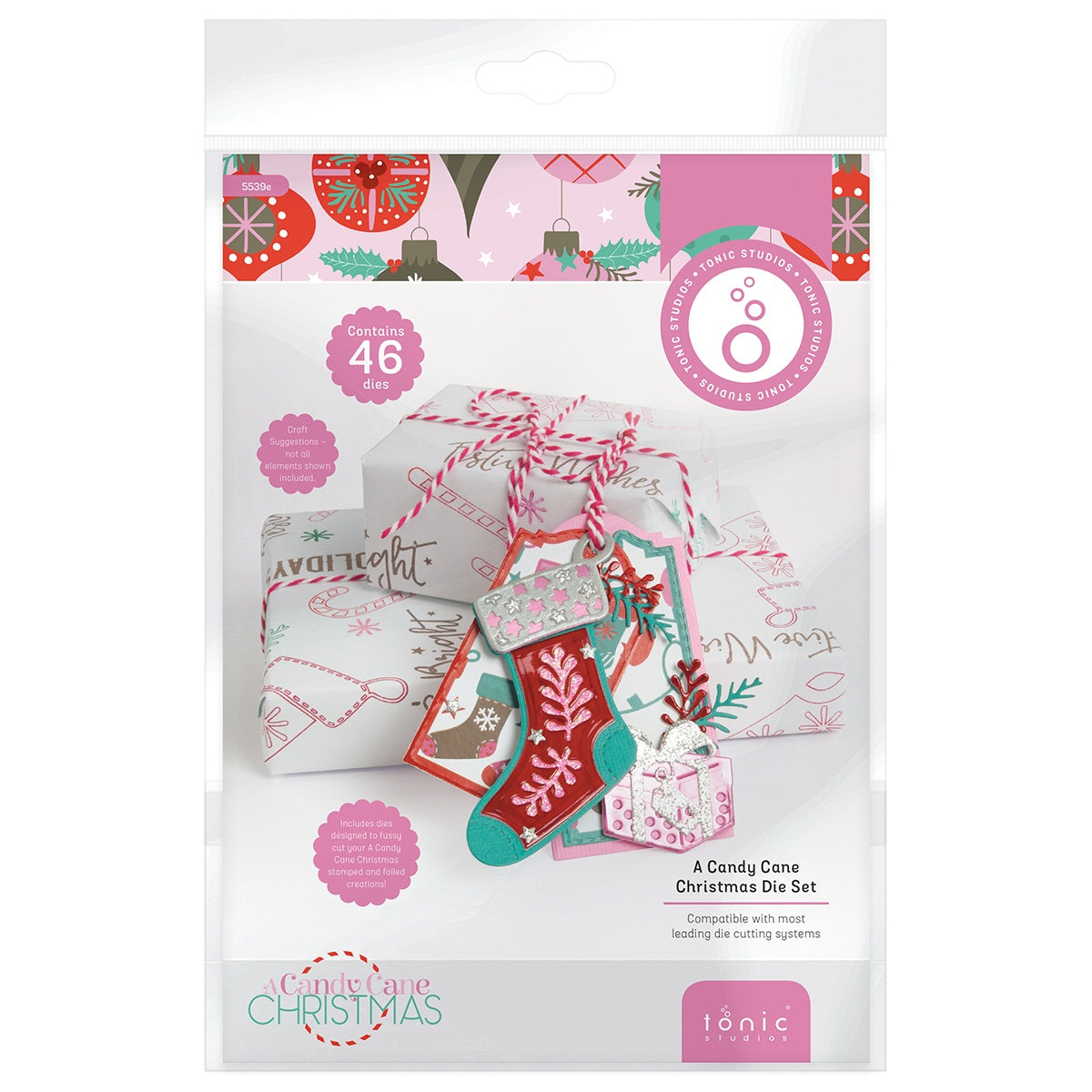 Tonic Studios Die Set-Candy Cane Christmas