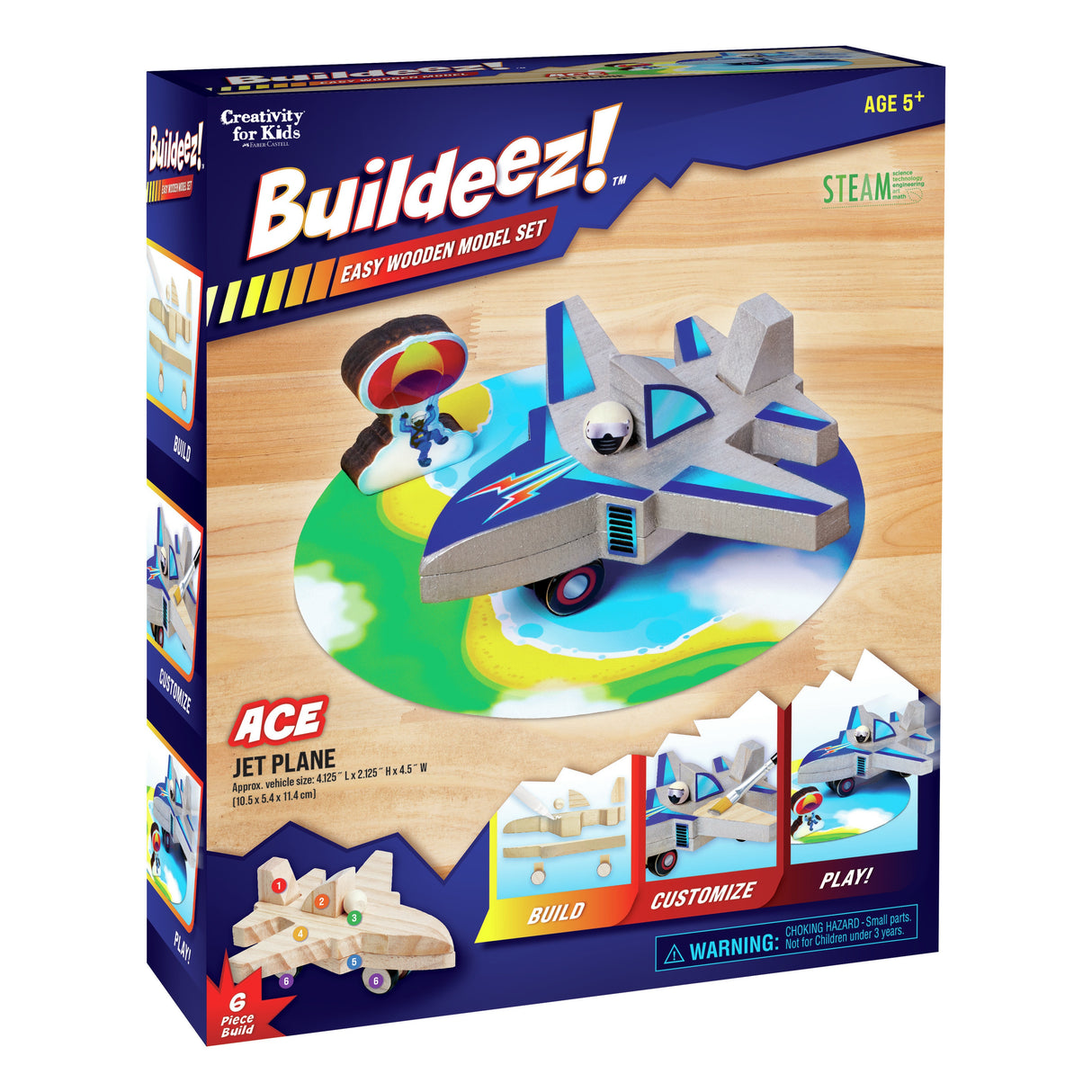Creativity for Kids Buildeez!(TM) Kit-Jet Plane Ace