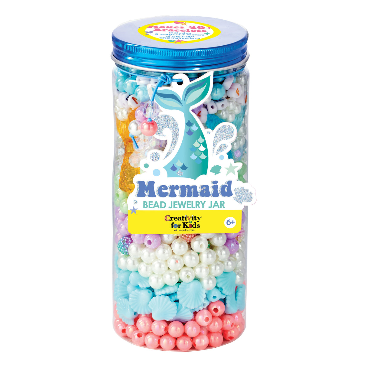 Creativity for Kids Bead Jewelry Jar-Mermaid