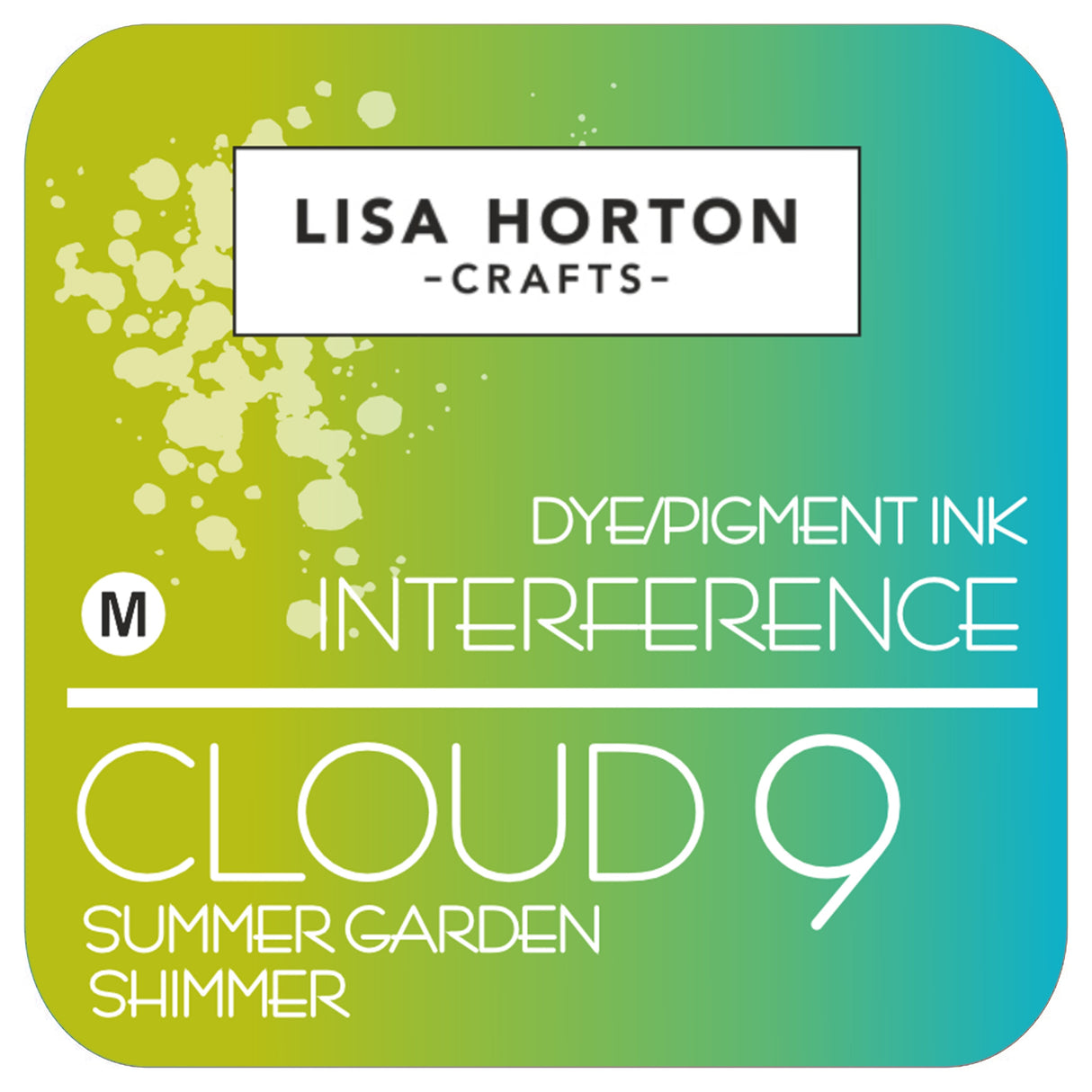 Lisa Horton Crafts Cloud 9 Shimmer Interference Ink Pad -Summer Garden Shimmer