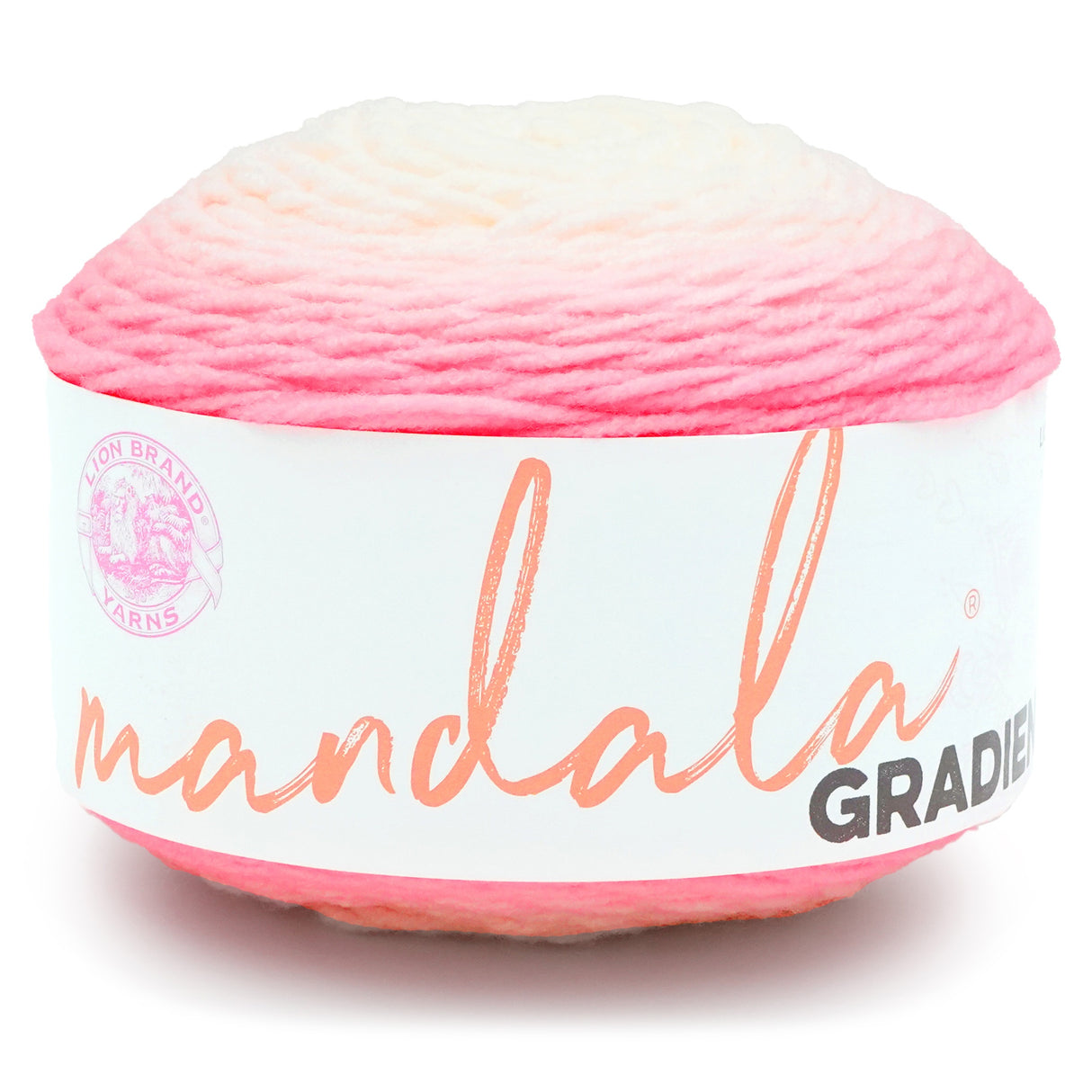 Lion Brand Mandala Gradient Yarn-Light Pink