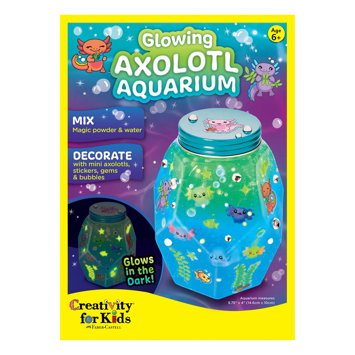 Creativity For Kids Glowing Aquarium-Axolotyl