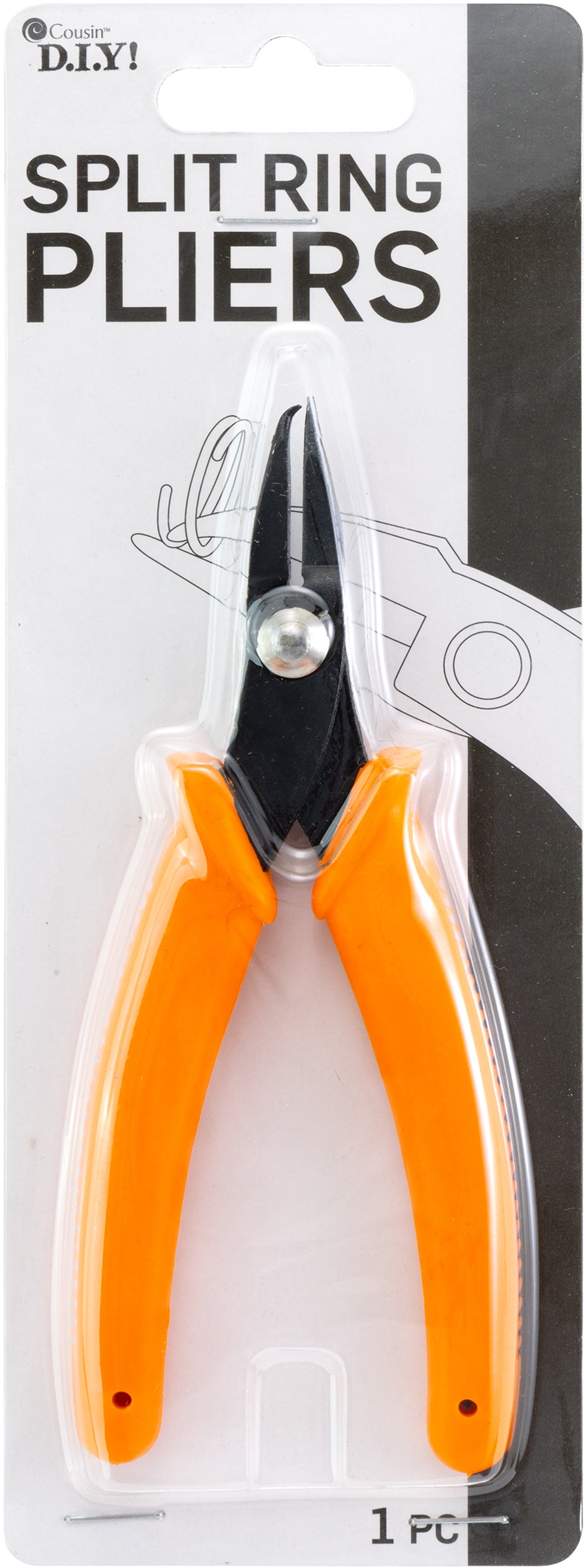 Cousin DIY Split Ring Pliers-Orange