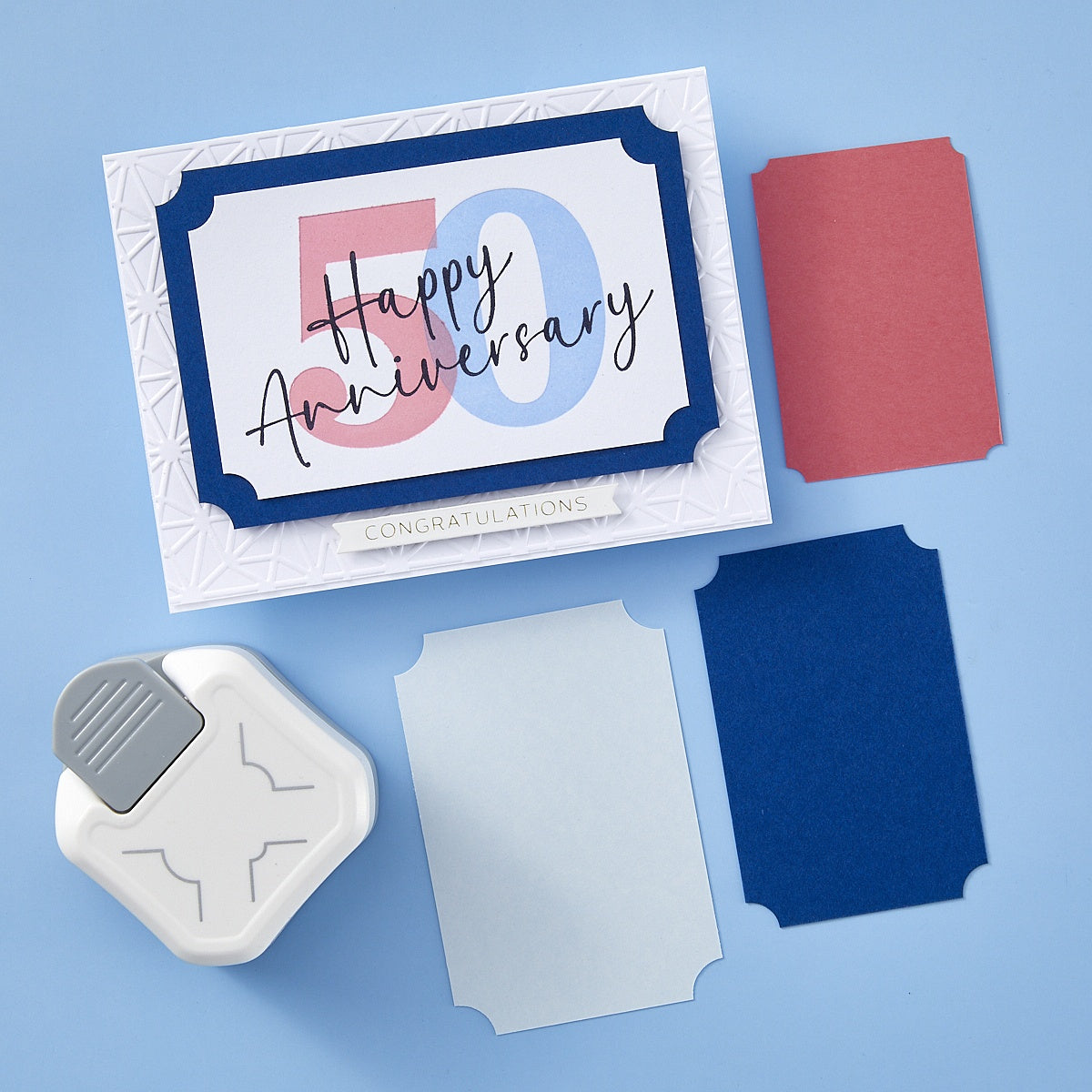 Spellbinders 3-In-1 Punch-Notched Corner