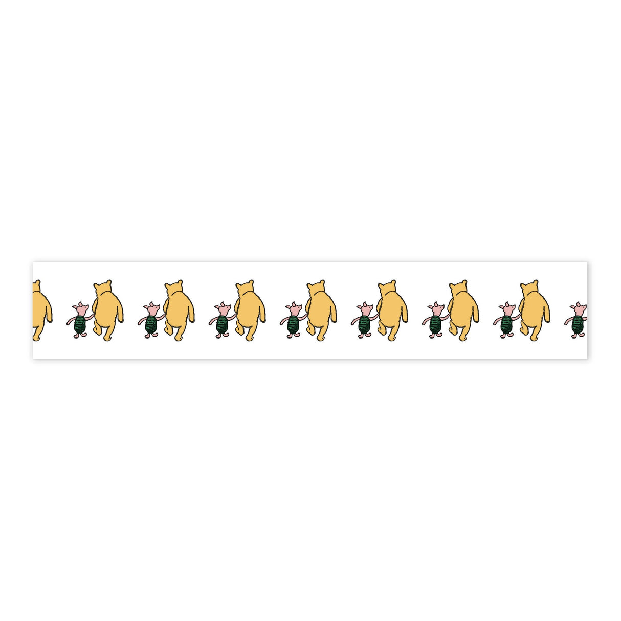 The House At Pooh Corner Washi Tape 30'-Pooh And Piglet